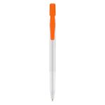 bic® media clic grip balpen blauwschrijvend - oranje