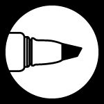 bic® brite liner© grip markeerstift