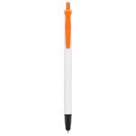 bic® clic stic stylus balpen blauwschrijvend - oranje