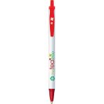 bic® clic stic eco balpen blauwschrijvend - rood
