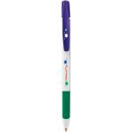 bic® media clic grip eco pen blauwe inkt - blauw