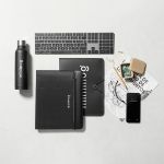 schrijfmap van microvezel en polyester