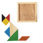 tangram puzzel van hout