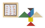 tangram puzzel van hout