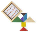 tangram puzzel van hout