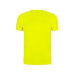 t-shirt 100% polyester 135 gr/m2 s-xxl - geel