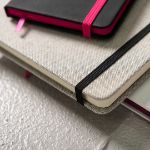 a5 notitieboek fraguen met 100 bladzijden.