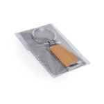 sleutelhanger van hout en metaal. vitolok