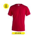 volwassene t-shirt katoen 130 gr. maten s tot xxl