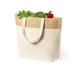 thermotasje van katoen jute en aluminium linax