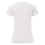 wit dames t-shirt katoen 140 gr fruit of the loom