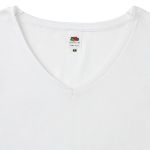 wit dames t-shirt v-neck 140 gr fruit of the loom