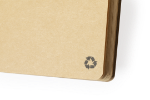 notitieboek a5 recycled karton 60 blanco blad