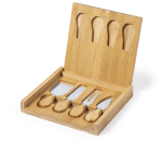 kaasset roestvrij staal en bamboe wayne