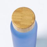 drinkfles eskay glas met bamboe dop 500 ml