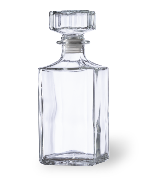 whisky decanteerset rockwel 4 bekers van 200 ml