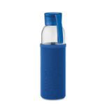 gerecyclede glazen fles 500 ml - koningsblauw