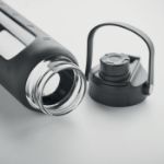 glazen fles met hoes 750 ml