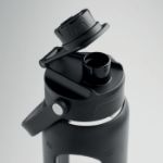 glazen fles met hoes 750 ml