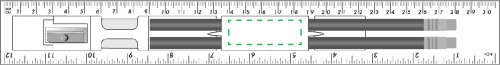 Bovenzijde (45 x 15 mm)