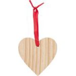 houten kerstornament hart einar
