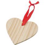 houten kerstornament hart einar