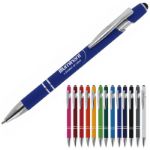 balpen paris metaal rubberised blauwschrijvend