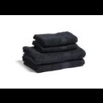 lord nelson fairtrade handdoek 70x130cm set van 3 - zwart