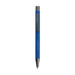 brady soft touch recycled alu pen blauwschrijvend - koningsblauw