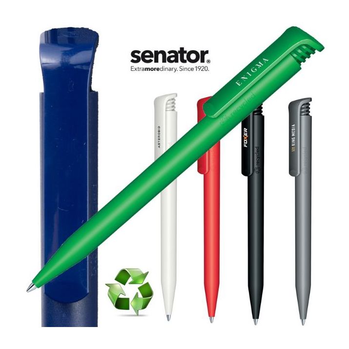 senator superhit matt recycled pen blauwschrijvend