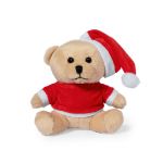 teddybeer met t-shirt en kerstmuts kuisy