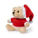 teddybeer met t-shirt en kerstmuts kuisy