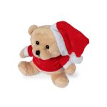 teddybeer met t-shirt en kerstmuts kuisy