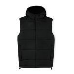 hooded vest brooke xs/xxl - zwart