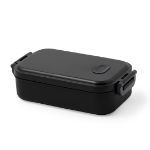 lunch box recycled pp alexia 900 ml - zwart