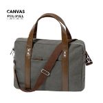 canvas aktentas met laptopvak 15 inch tramez