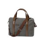 canvas aktentas met laptopvak 15 inch tramez