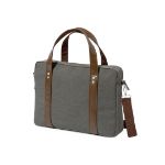 canvas aktentas met laptopvak 15 inch tramez