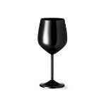 aluminium wijnglas arlene 540 ml - zwart