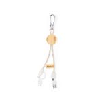 oplaadkabel van bamboe en tarwestro denny