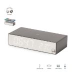 multifunctioneel klok en snellader van koffieafval