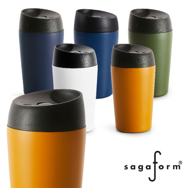 sagaform loke dubbelwandige mok gekleurd 240 ml