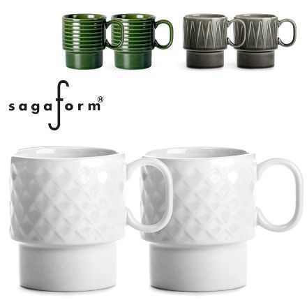 sagaform coffee en more koffiemok 2 st. 250ml