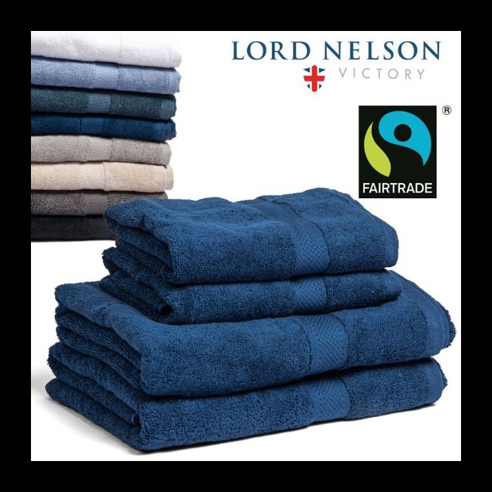 lord nelson fairtrade handdoek 70x130cm set van 3