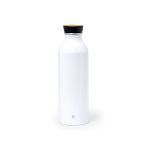 drinkfles gerecycleerd aluminiumm claud 550 ml - wit
