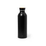 drinkfles gerecycleerd aluminiumm claud 550 ml - zwart