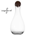 sagaform nature wijnkaraf met kurkstopper 2000 ml