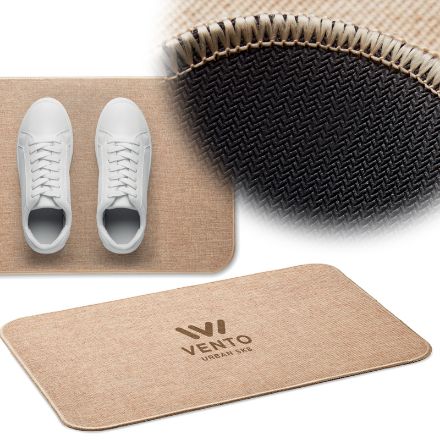 vlas deurmat met antislip onderlaag