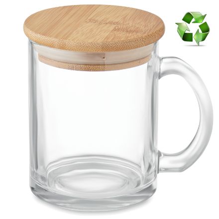 gerecycled glazen mok 300 ml