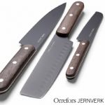 orrefors jernverk messenset van hout set van 3